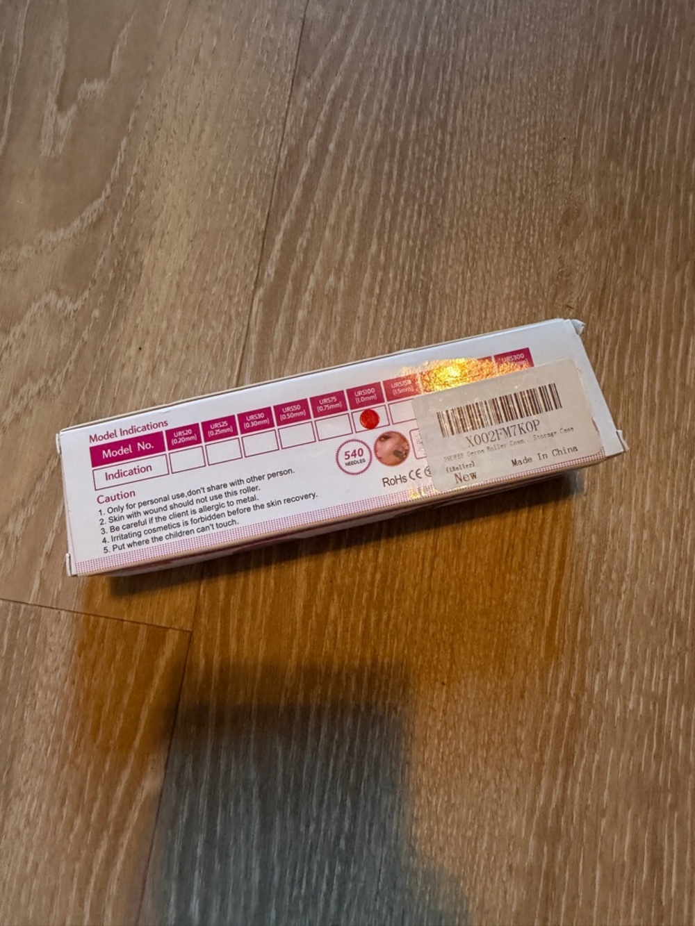 Skin Roller System - Pink Microneedle Derma Roller - Picture 3 of 4